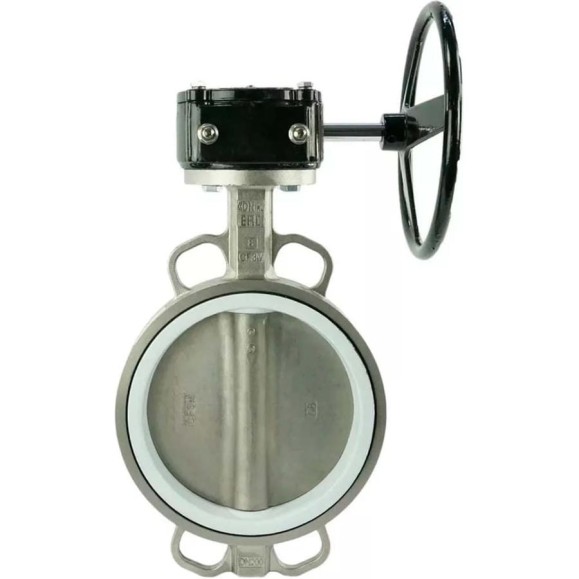 Затвор DN.ru 316L-316L-PTFE Ду300 Ру16 с редуктором HAM-4 D050-12102
