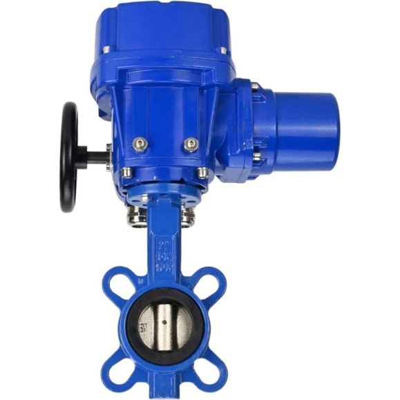Затвор DN.ru дисковый GGG50-GGG40-EPDM Ду250 Ру16 с электроприводом QT-W (M)-040 220В D050-12767