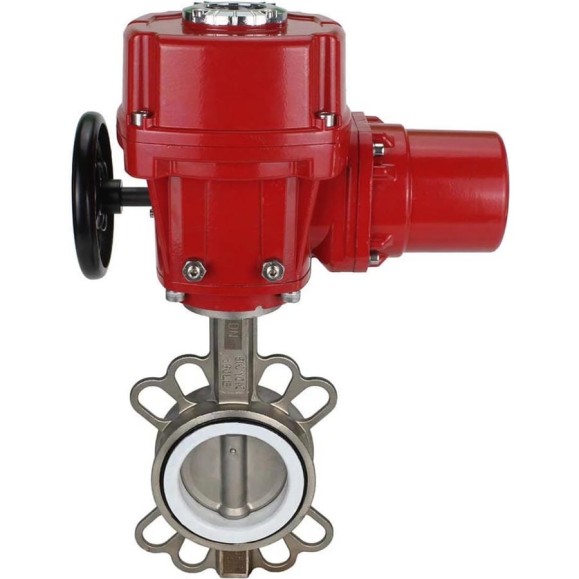 Затвор DN.ru 316L-316L-PTFE Ду250 Ру16 с электроприводом QT-W (M) EX-060 220В D050-12587