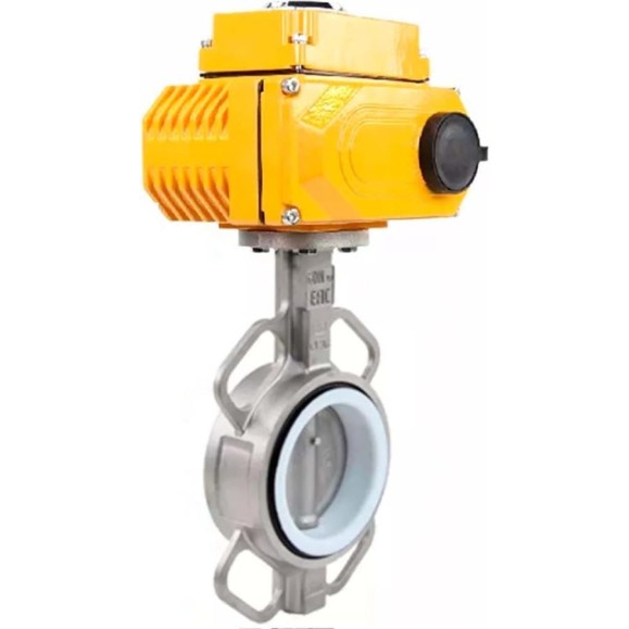 Дисковый затвор DN.ru 304-304-PTFE-2W-Fb-H Ду50 Ру16 электропривод QT-005 220В (4-20мА) D050-46413 Дисковый затвор DN.ru 304-304-PTFE-2W-Fb-H Ду50 Ру16 электропривод QT-005 220В (4-20мА) D050-46413