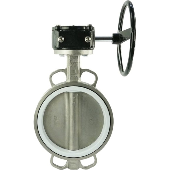 Затвор DN.ru 316L-316L-PTFE Ду65 Ру16 с редуктором RDN-1 D050-10225