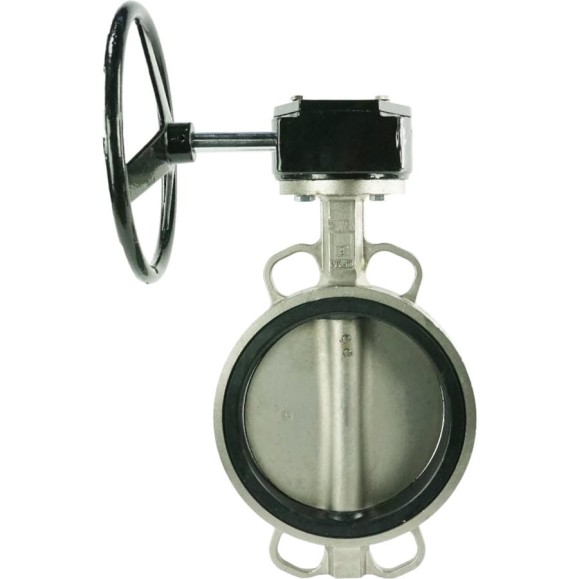 Затвор DN.ru 316L-316L-VITON Ду250 Ру16 с редуктором RDN-5 D050-08723