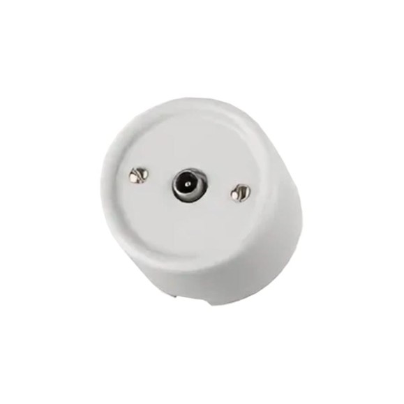 Розетка TV оконечная TDM ELECTRIC скрытой установки, белая, Болонь SQ1820-0062