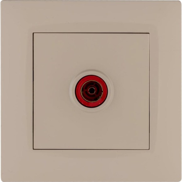 Розетка телевизионная MAKEL проходная TV 1-м СП KAREA RIZZ IP20 6дБ крем. 88010007 Розетка телевизионная MAKEL проходная TV 1-м СП KAREA RIZZ IP20 6дБ крем. 88010007