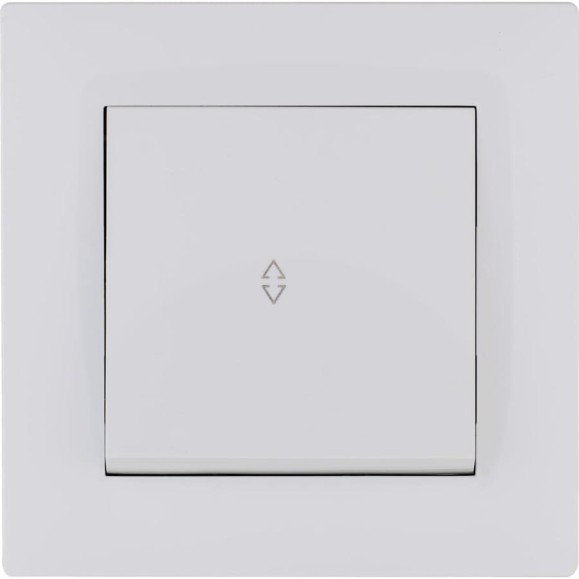 Переключатель MAKEL 1-клавишный СП KAREA RIZZ 10А IP20 бел. 88001005