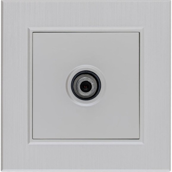 Розетка телевизионная MAKEL проходная TV 1-м СП KAREA LINE STAR IP20 6дБ жемчужный. 86100007 Розетка телевизионная MAKEL проходная TV 1-м СП KAREA LINE STAR IP20 6дБ жемчужный. 86100007