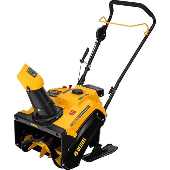 Бензиновая снегоуборочная машина Denzel SB 460 Sled, лыжи ручной старт 97648 Бензиновая снегоуборочная машина Denzel SB 460 Sled, лыжи ручной старт 97648