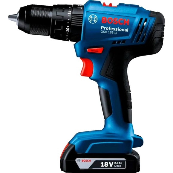 Аккумуляторный ударный шуруповерт Bosch GSB 183-LI 06019K9180