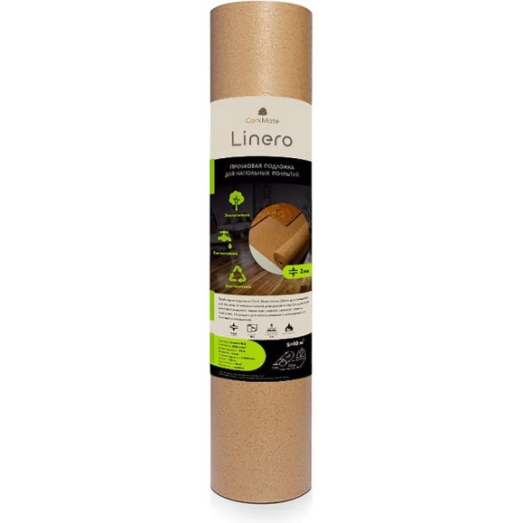 Пробковая подложка Cork Mate CorkMate, 4 м2, толщина 3 мм Linero-CR.3-0.4