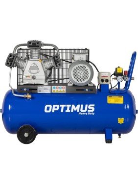 Компрессор поршневой OPTIMUS 580л/мин, 3кВт, 380В, ресивер 100л OPT-301058