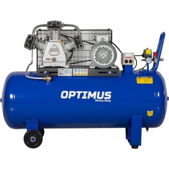Компрессор поршневой Optimus, 580л/мин, 3.0кВт, 380в, ресивер 200л OPT-302058