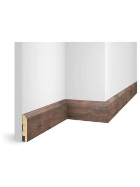 Плинтус Artiva 80x16x1800мм МДФ дуб Старинный натуральный RTV080.02.05 00-00073516