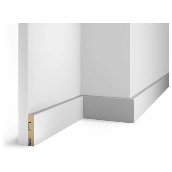 Плинтус Artiva 75x16x1800мм МДФ RTV075.01 СПБ108135