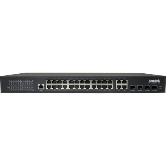 Коммутатор управляемый Amatek AN-SGM28P24-400 L2 HiPoE 400 Вт 7000928 Коммутатор управляемый Amatek AN-SGM28P24-400 L2 HiPoE 400 Вт 7000928