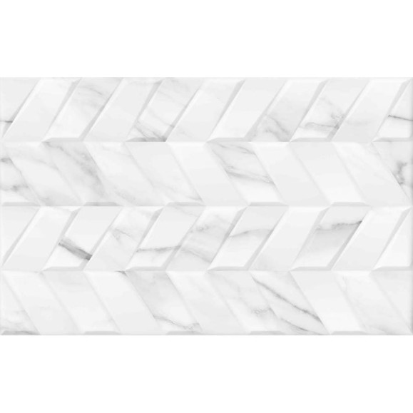 Плитка настенная Gracia Ceramica Нова белый низ 02 25x40 см, 1,4 м2, 14 шт. СК000043402