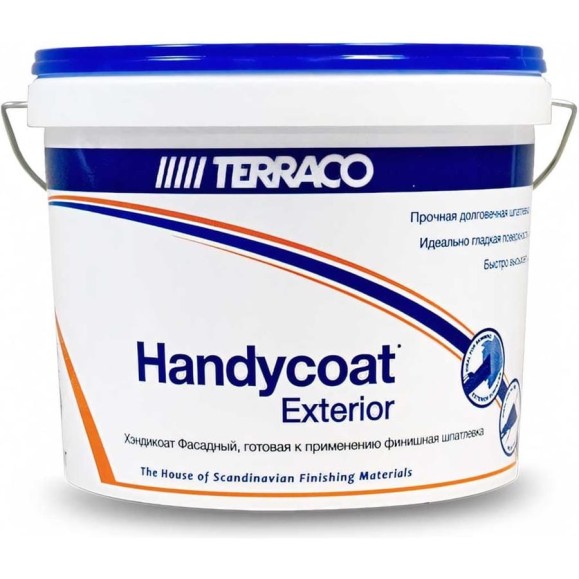 Шпатлевка финишная Handycoat для фасадных работ 5 кг TERRACO 632505 Шпатлевка финишная Handycoat для фасадных работ 5 кг TERRACO 632505