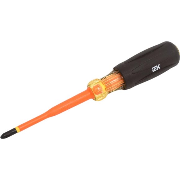 Отвертка IEK Arma2l 5 диэлектрическая slim ph2x100 т3 A2L5-SC31-T3-PH-20-100