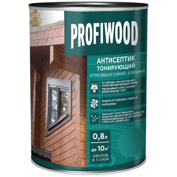 Антисептик тонирующий PROFIWOOD дуб 0.6 кг 85197 Антисептик тонирующий PROFIWOOD дуб 0.6 кг 85197