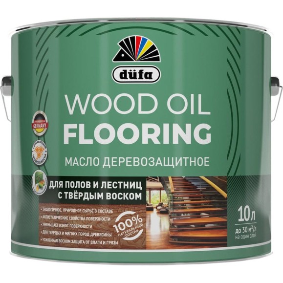 Масло Dufa Wood OIL Flooring для полов и лестниц 10л МП00-013291 Масло Dufa Wood OIL Flooring для полов и лестниц 10л МП00-013291