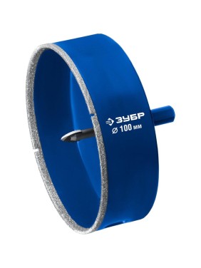 Алмазная коронка ЗУБР Профессионал АГК 100 мм 29850-100
