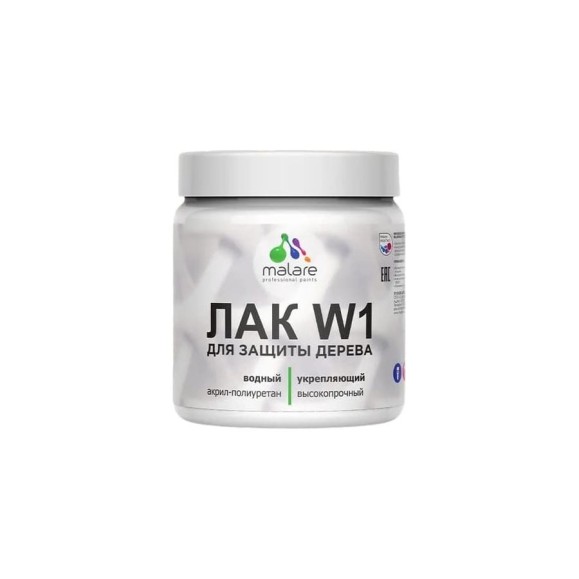 Лак MALARE колерованный укрывной для дерева W1 для деревянных и минеральных поверхностей, моющийся, без запаха, полуглянцевый RAL 6005 зеленый мох, 0.5 кг. ЛВКДЕР6005ПГ0050 Лак MALARE колерованный укрывной для дерева W1 для деревянных и минеральных поверхностей, моющийся, без запаха, полуглянцевый RAL 6005 зеленый мох, 0.5 кг. ЛВКДЕР6005ПГ0050