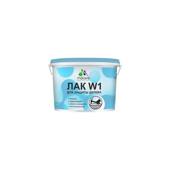 Лак MALARE колерованный укрывной для дерева W1 для деревянных и минеральных поверхностей, моющийся, без запаха, полуглянцевый RAL 8012 красно-коричневый, 9 кг. ЛВКДЕР8012ПГ0900 Лак MALARE колерованный укрывной для дерева W1 для деревянных и минеральных поверхностей, моющийся, без запаха, полуглянцевый RAL 8012 красно-коричневый, 9 кг. ЛВКДЕР8012ПГ0900