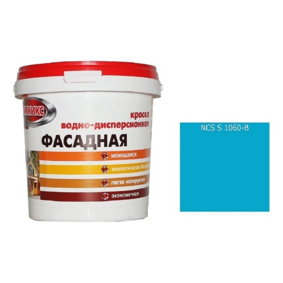 Краска ВД для нар/работ моющаяся S 1060 B (вед 4,5л /7,2 кг) Эммикс 4690417120451