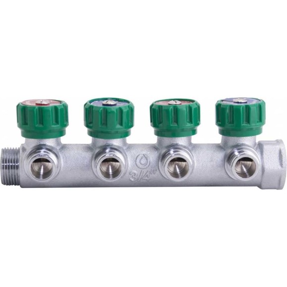 Коллектор регулирующий Gappo ВР-НР 3/4x1/2x4 выхода G1001.04
