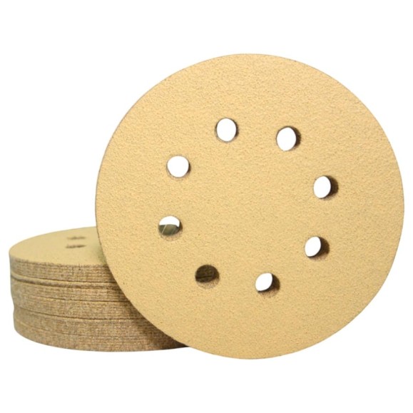 Круг абразивный 125 мм CERAMAX GOLD 8 отверстий, P500, 50 шт. 1CRX1122