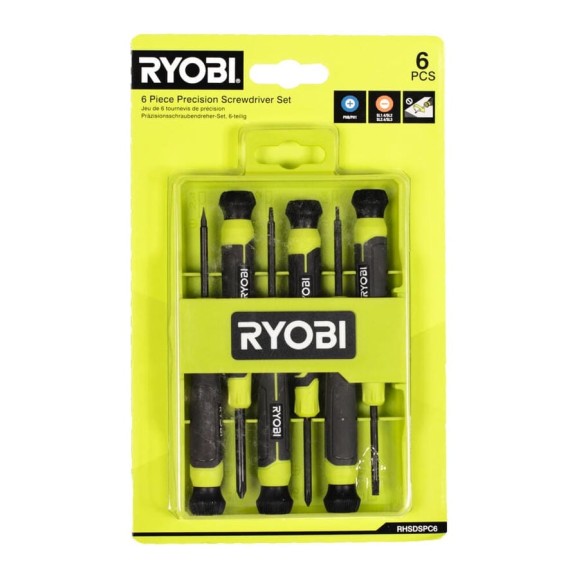 Набор отверток Ryobi RHSDSPC6 5132006048 Набор отверток Ryobi RHSDSPC6 5132006048