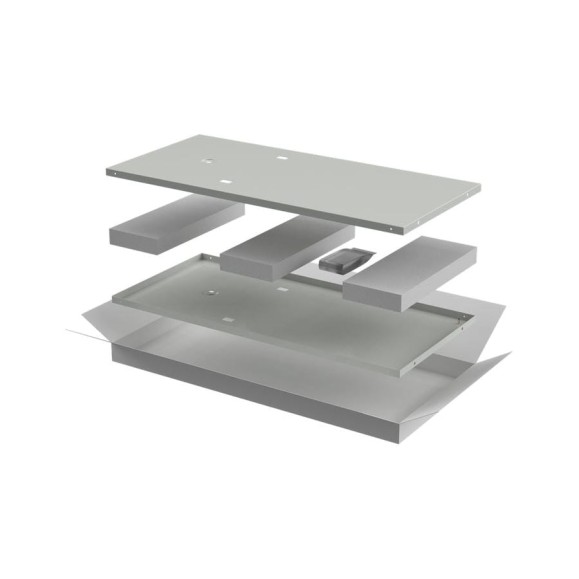 Комплект стенок боковых ITK LINEA N 800мм, для шкафа, 28U, серый LN35-28UX8-X Комплект стенок боковых ITK LINEA N 800мм, для шкафа, 28U, серый LN35-28UX8-X