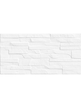 Плитка облицовочная рельефная Дискавер / Discover AlmaCeramica 249x500x8, 1,1205м2 белый TWU2550DCV10