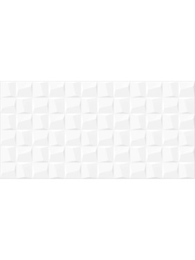Плитка облицовочная рельефная Милони / Miloni AlmaCeramica 249x500x8, 1,1205м2 белый TWU2550MLN20