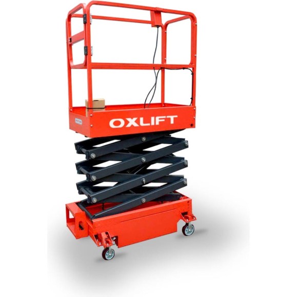 Несамоходный подъемник ножничного типа OXLIFT QX-030-039 DC с питанием от аккумулятора, 3900 мм, 300 кг 792909