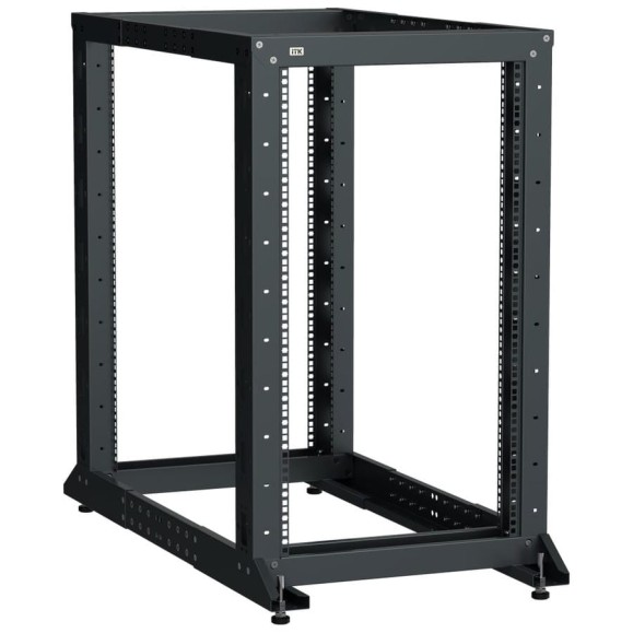 Стойка двухрамная ITK LINEA F 42U 600х600-1000мм черная LF05-42U61-2GM Стойка двухрамная ITK LINEA F 42U 600х600-1000мм черная LF05-42U61-2GM