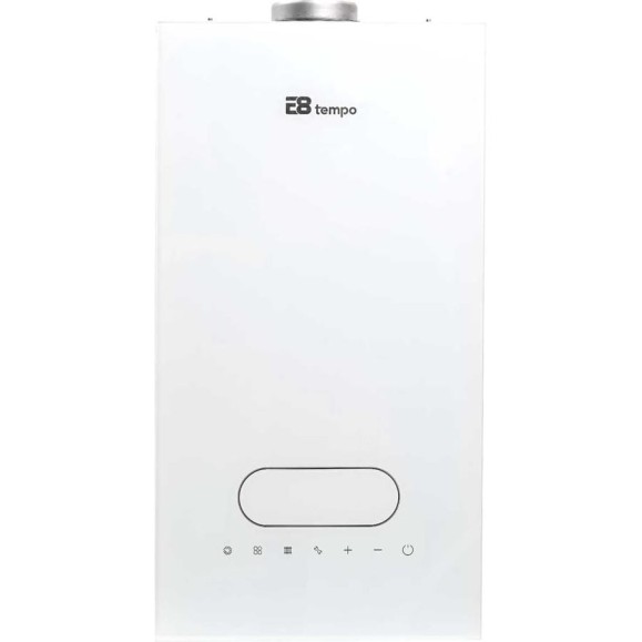 Газовый котел Е8tempo 24 кВт, одноконтурный, белое стекло GMB24V