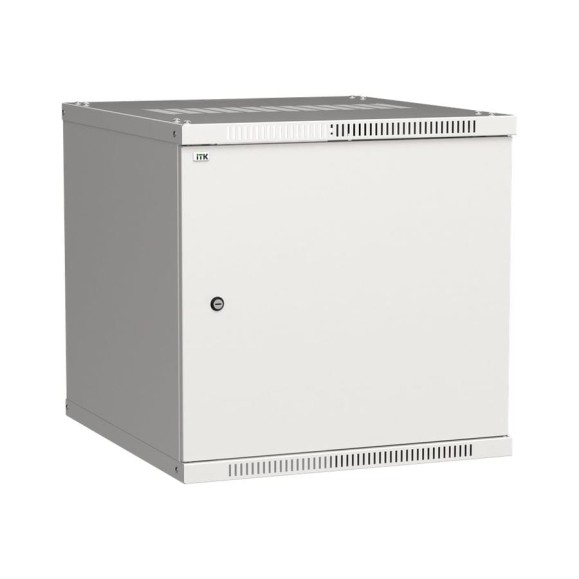 Шкаф ITK LINEA WE 12U 600x600мм дверь металл серый LWE3-12U66-MF