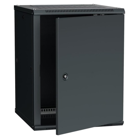 Шкаф ITK LINEA W 12U 600x600 мм дверь металл, RAL9005 LWR5-12U66-MF