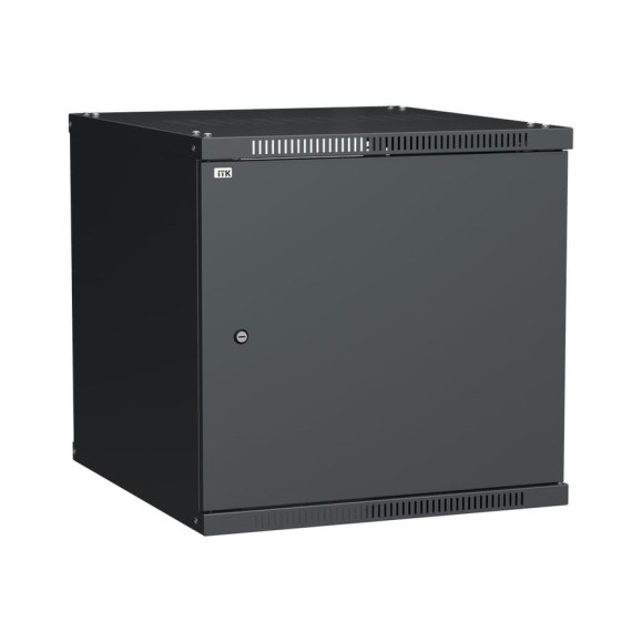 Шкаф ITK LINEA WE 12U, 600x650мм, дверь металл, черный LWE5-12U67-MF