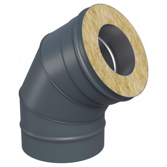 Колено сэндвича-И Металлик и Ко 135x200x115, Оц 0.50 AISI 430 0.80, конденсат, RAL 7024, п о О0000148176 Колено сэндвича-И Металлик и Ко 135x200x115, Оц 0.50 AISI 430 0.80, конденсат, RAL 7024, п о О0000148176