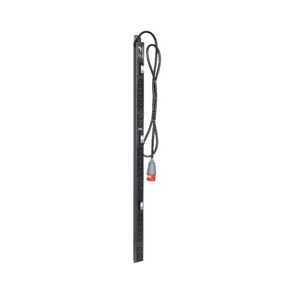 Блок распределения питания ITK BASE PDU, вертикальный PV1113 38U, 3 фазы 32А 18 розеток C13 + 6 розеток C19 кабель 3м вилка IEC60309 (промышленная) BS-PV42-18C13-06C19-13 Блок распределения питания ITK BASE PDU, вертикальный PV1113 38U, 3 фазы 32А 18 розеток C13 + 6 розеток C19 кабель 3м вилка IEC60309 (промышленная) BS-PV42-18C13-06C19-13