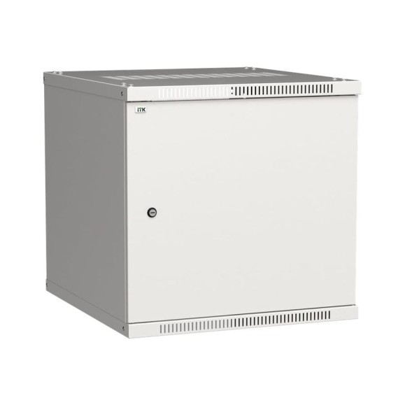 Шкаф ITK LINEA WE 9U 600x450мм дверь металл серый LWE3-09U64-MF