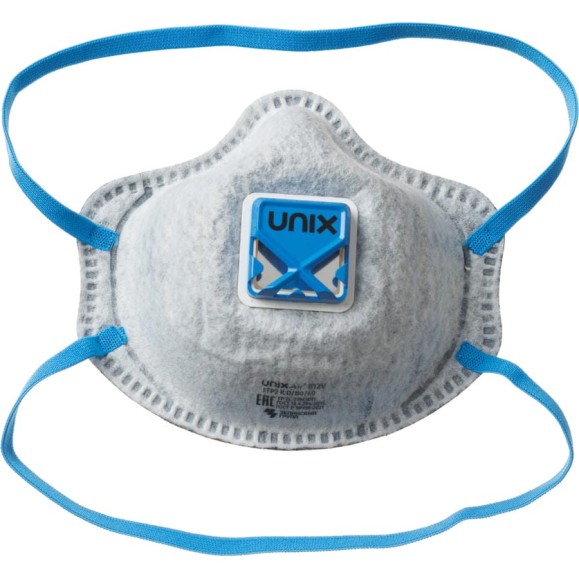 Формованная фильтрующая полумаска UNIXAir 612V FFP2 R D/B0/E0, 1 шт. 102-044-0016