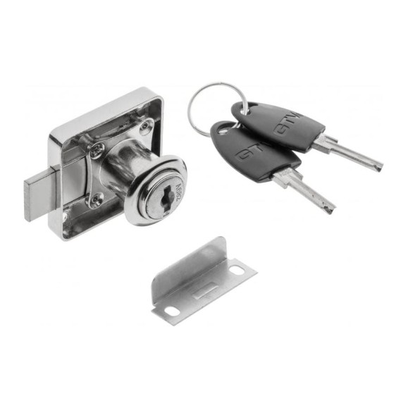 Замок квадратный+ электронный ключ GTV 12 шт ZZ-CF-138-01