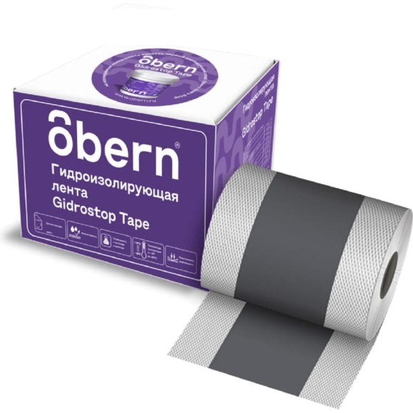 Гидроизолирующая лента Obern GIDROBAND TAPE 120 мм х 10 м 21199