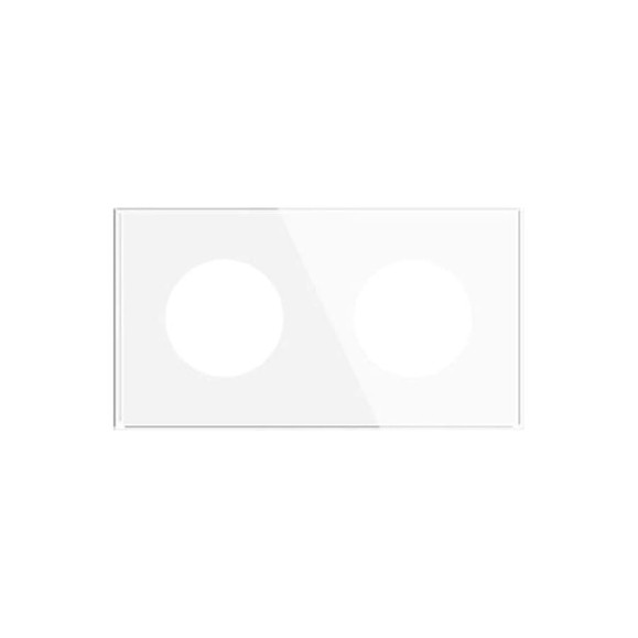Рамка Arlight стеклянная FRM-GLARE-GC-2-WH 1шт 043835