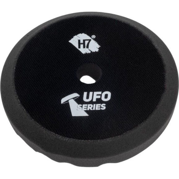 Круг полировальный поролоновый 150x30мм UFO Shine Protect мягкий рельефный черный H7 893410