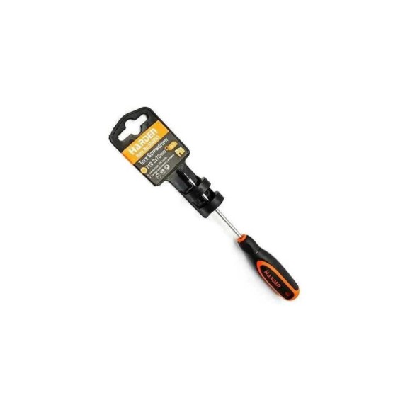 Отвертка TORX профессиональная Harden серии Джет CRV T10 3х75 мм 550293