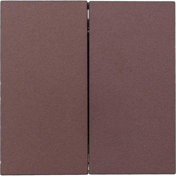 Выключатель Lezard ZIMA 2-ой шоколад безвинтовой зажим/клемма 704-7388-101QC