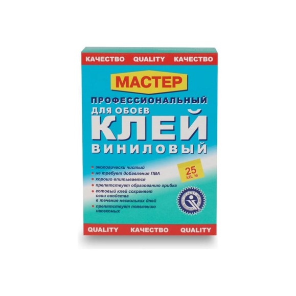 Клей обойный виниловый Quality 0,2 кг Мастер 4660013350255